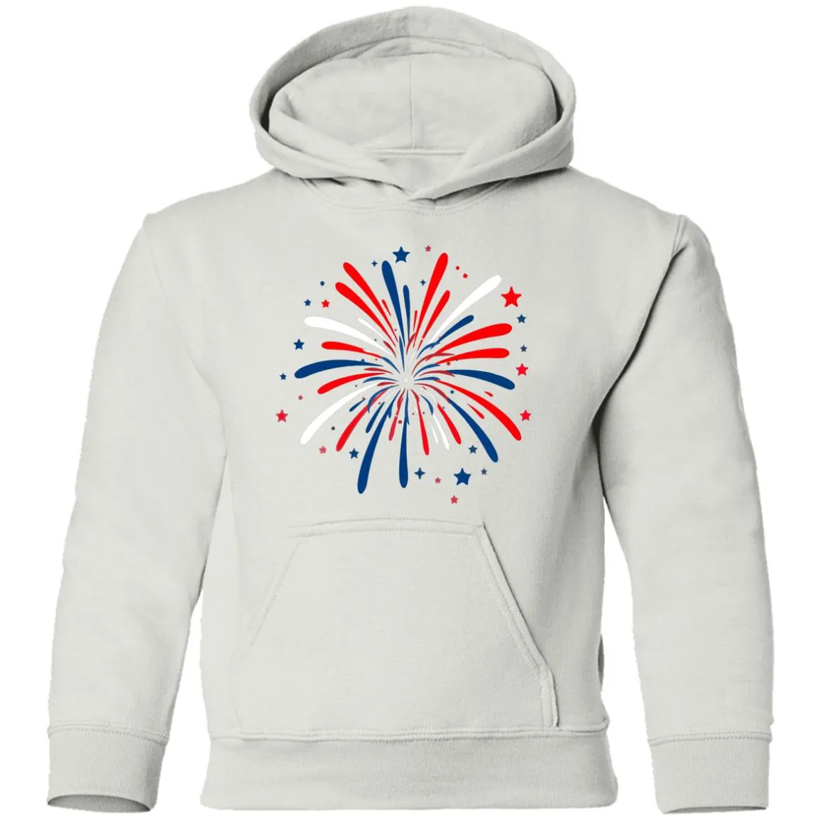 4th of July Firework -- Youth Pullover Hoodie