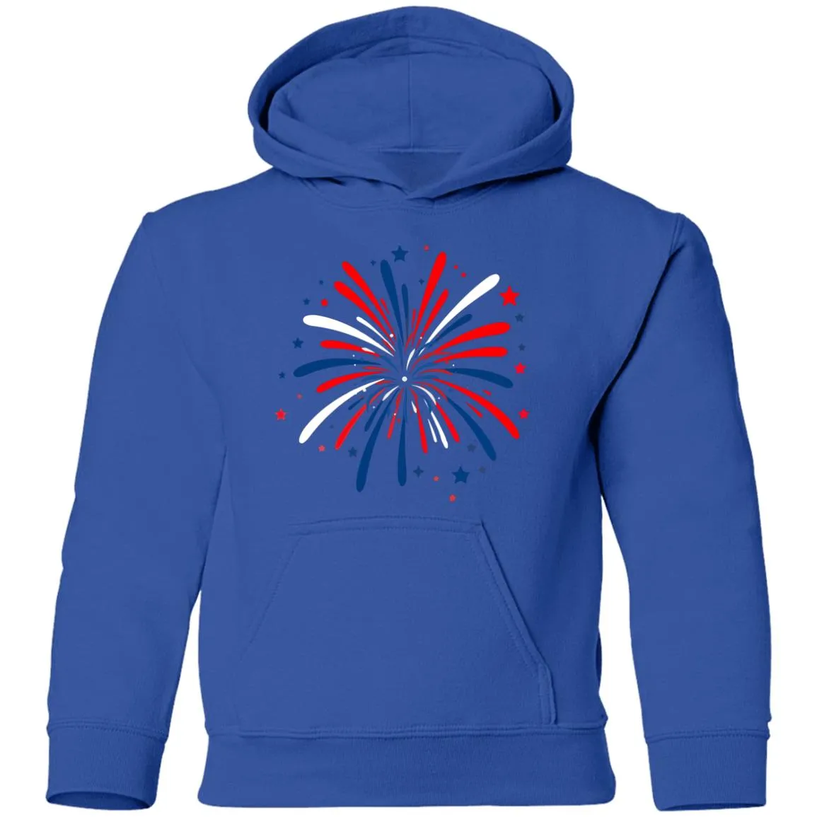 4th of July Firework -- Youth Pullover Hoodie