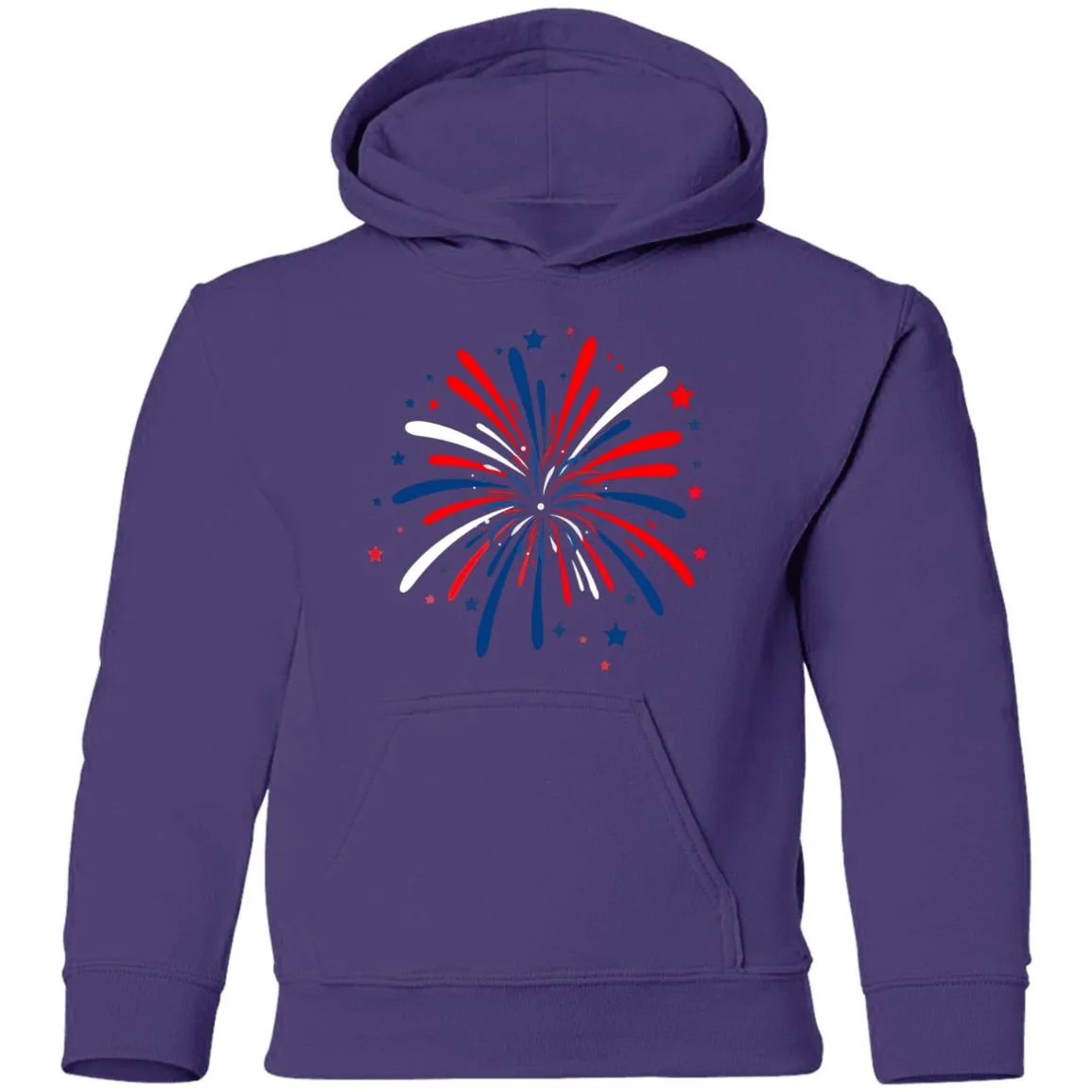 4th of July Firework -- Youth Pullover Hoodie