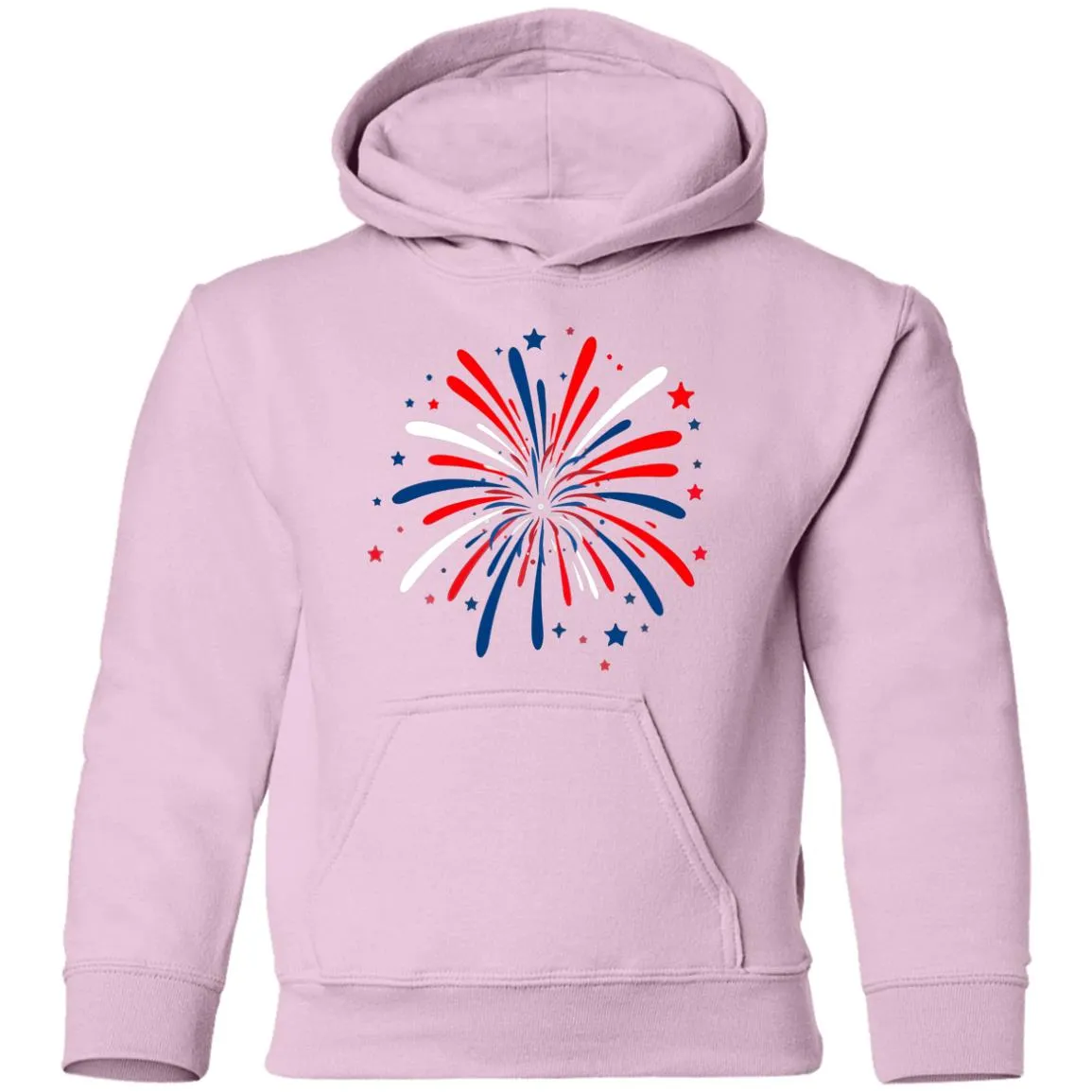 4th of July Firework -- Youth Pullover Hoodie