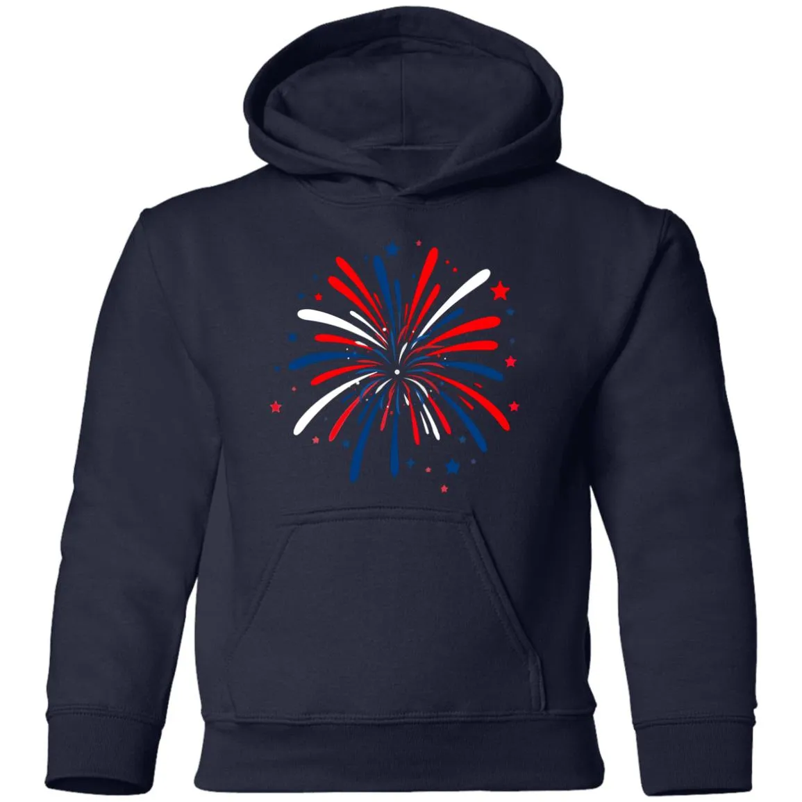4th of July Firework -- Youth Pullover Hoodie