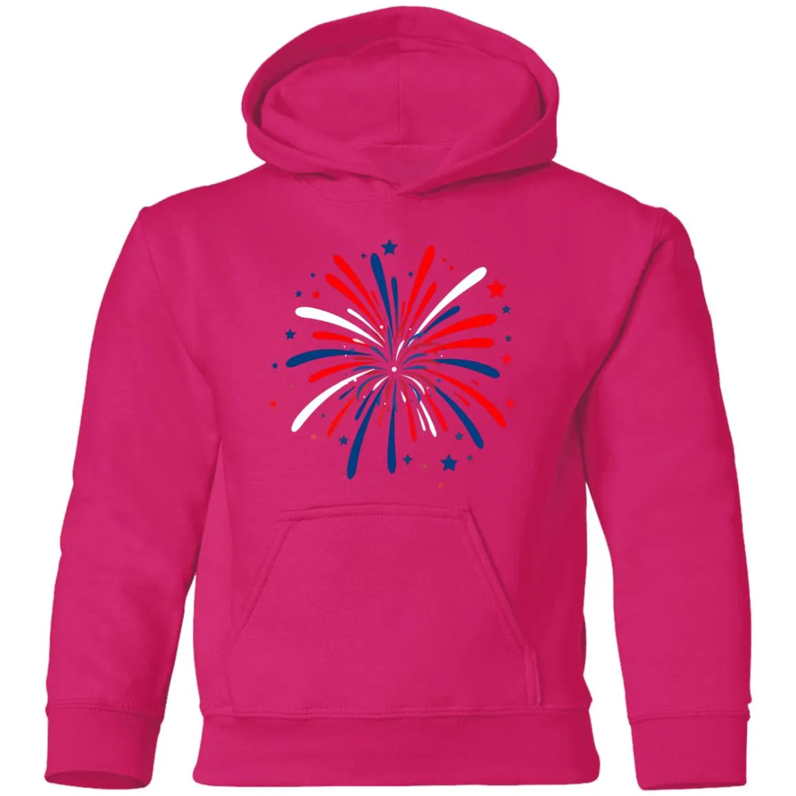 4th of July Firework -- Youth Pullover Hoodie
