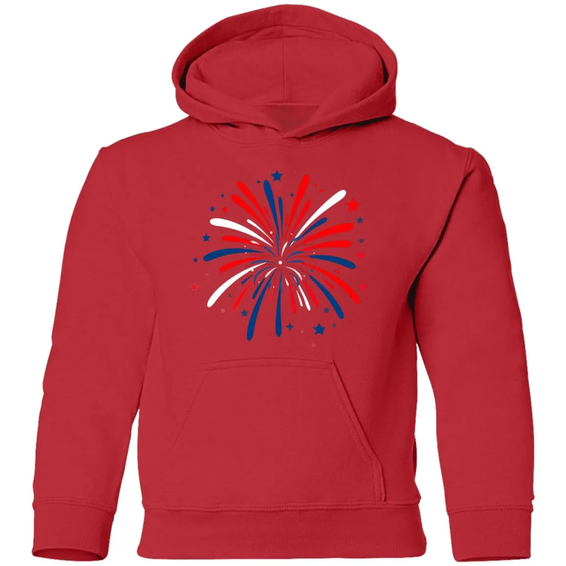 4th of July Firework -- Youth Pullover Hoodie
