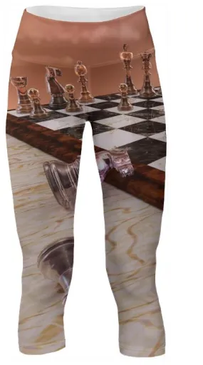 A Game of Chess Yoga Pants