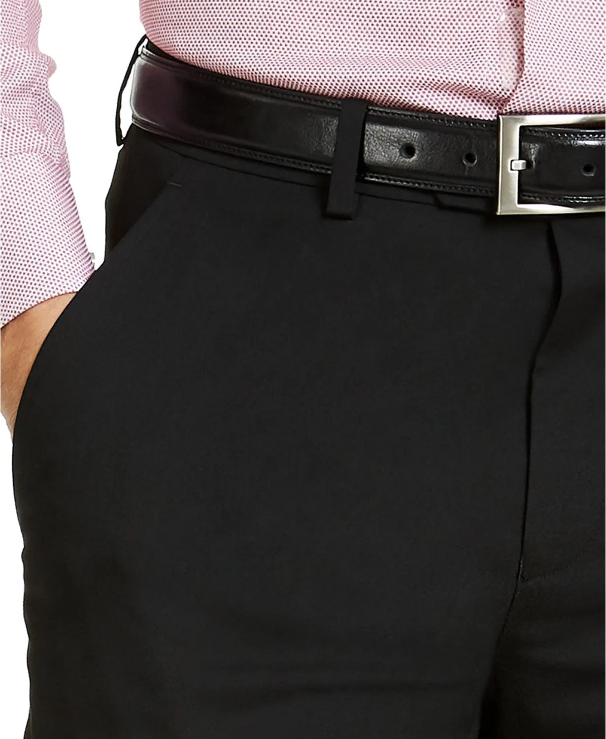 Alfani Men's Dress Pants 30 X 32 Black Slim-Fit Stretch Solid