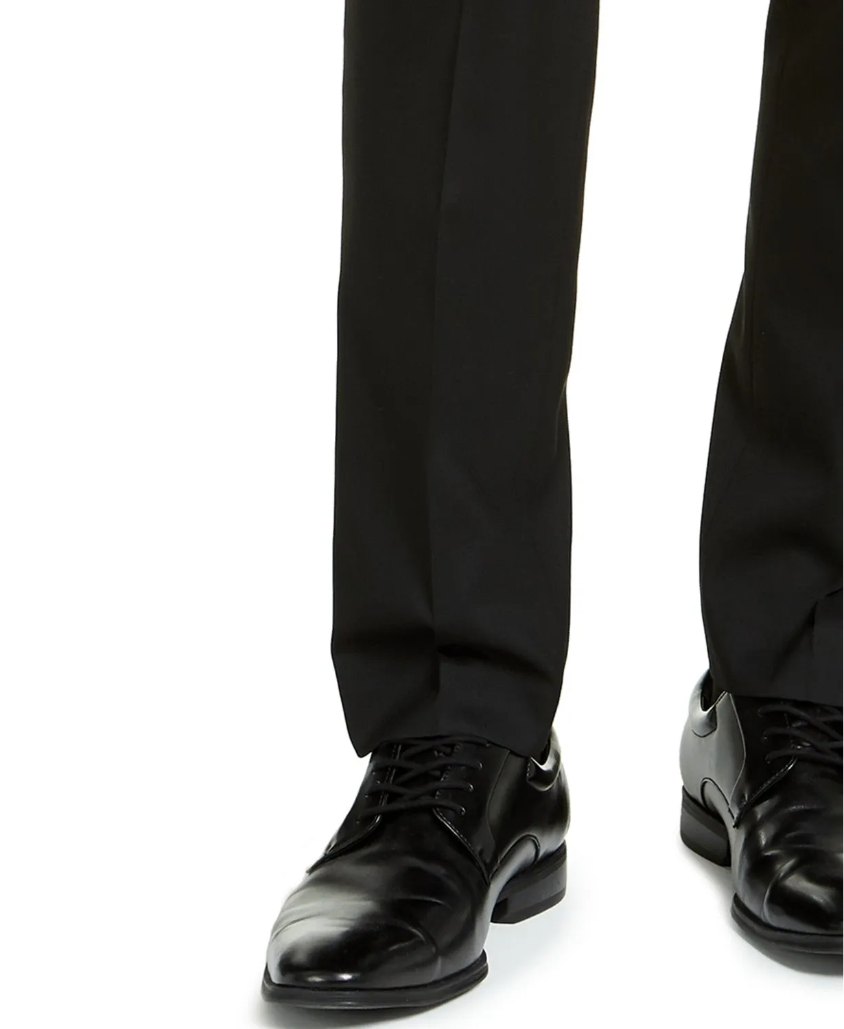 Alfani Men's Dress Pants 30 X 32 Black Slim-Fit Stretch Solid