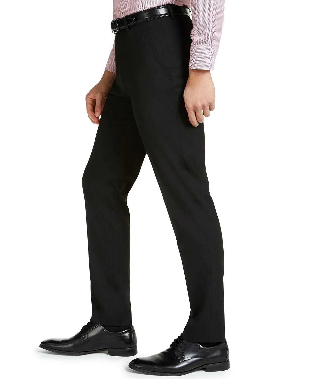 Alfani Men's Dress Pants 30 X 32 Black Slim-Fit Stretch Solid