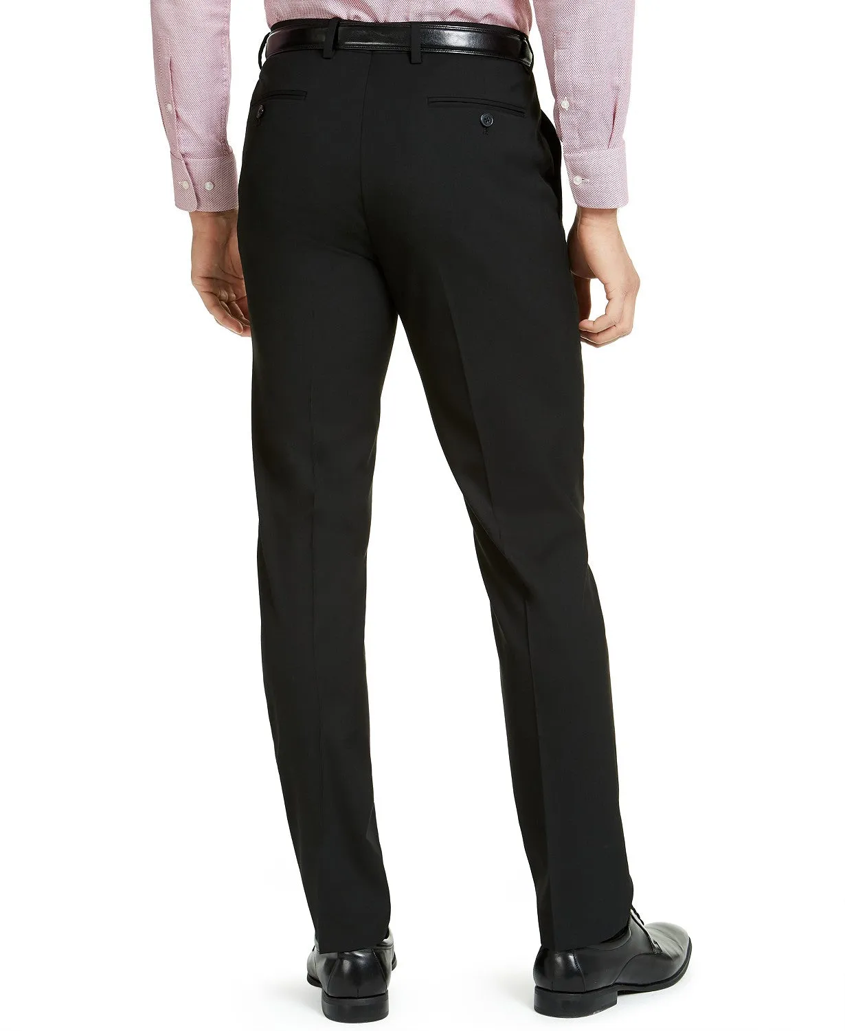 Alfani Men's Dress Pants 30 X 32 Black Slim-Fit Stretch Solid