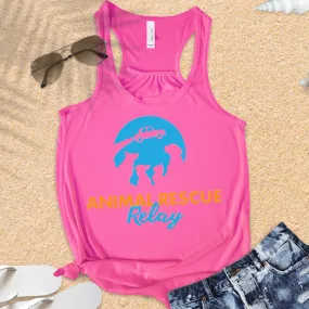 Animal Rescue Relay Flowy Tank (several colors)