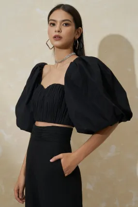Ara Puff Sleeve Cropped Top
