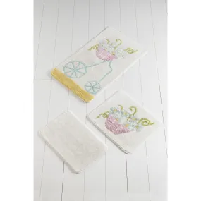 ARAN Yellow  Bath Mat