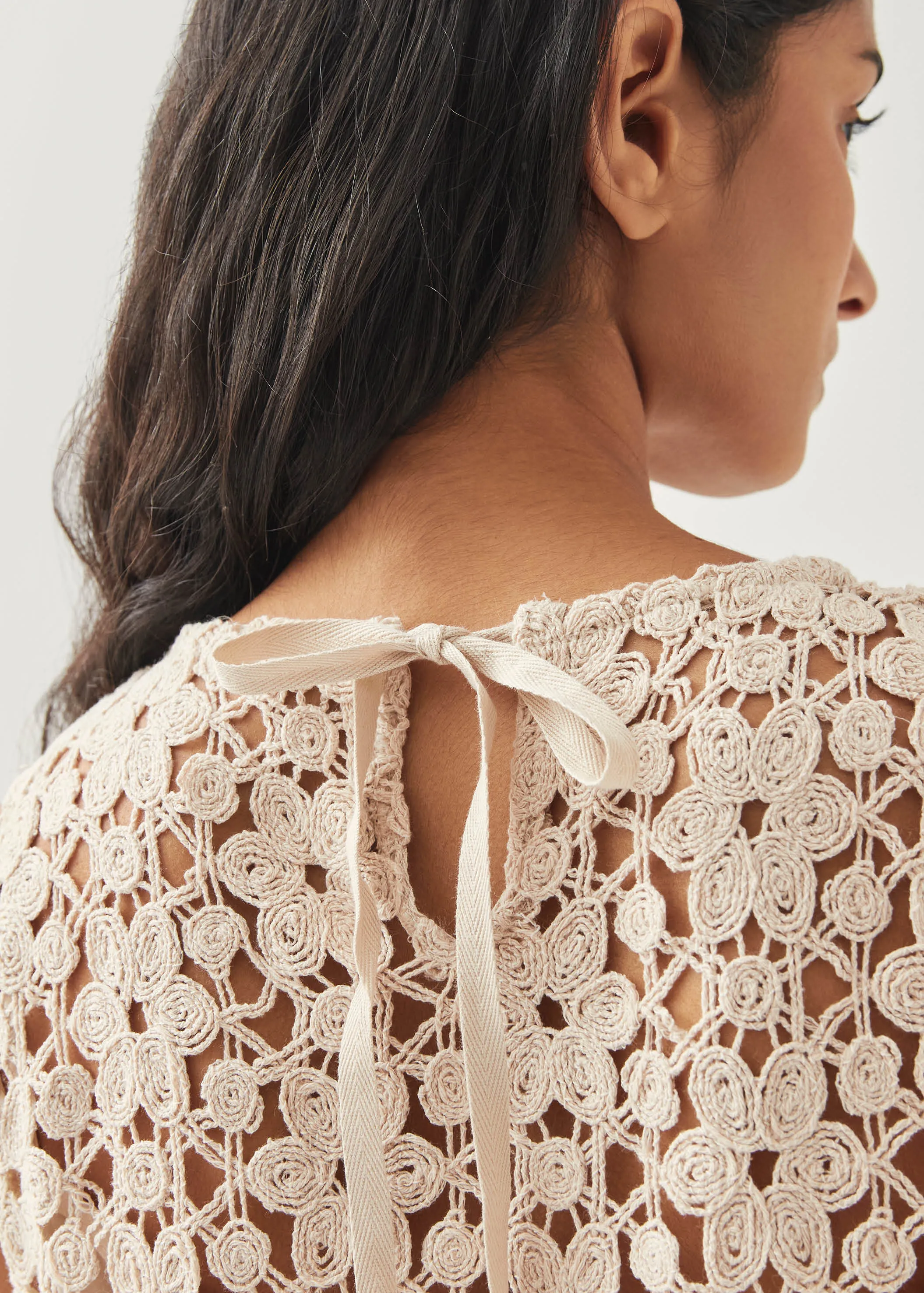 Arum Lace Cream Dress
