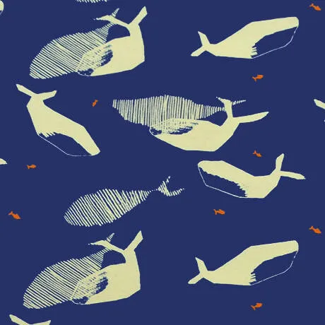 Baba Kidswear Overall Bodysuit Whales