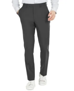 Bar Iii Mens Slim fit Dress Pants 32 / 30 Grey Solid