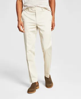 Bar Iii Mens Slim fit Dress Pants 33 / 30 Beige Solid Stretch
