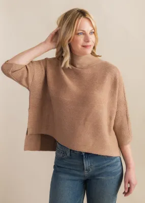 Boho One Size Sweater in Camel | Kerisma