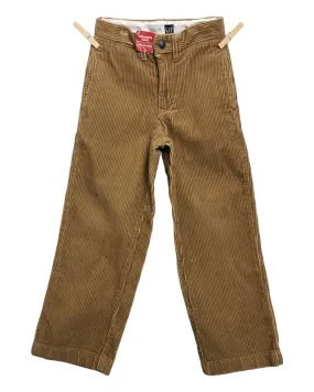 BOY SIZE 6 YEARS SLIM - GAP Kids, Easy fit, Thick Cordory Pants, Brown NWT B17