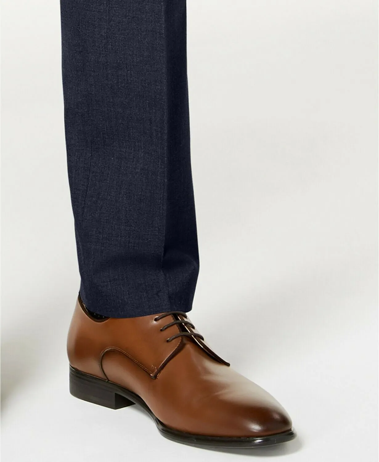 Calvin Klein Mens Skinny fit Dress Pants 36 / 34 Blue Solid