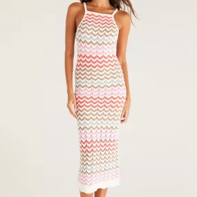 Camille Stripe Crochet Dress