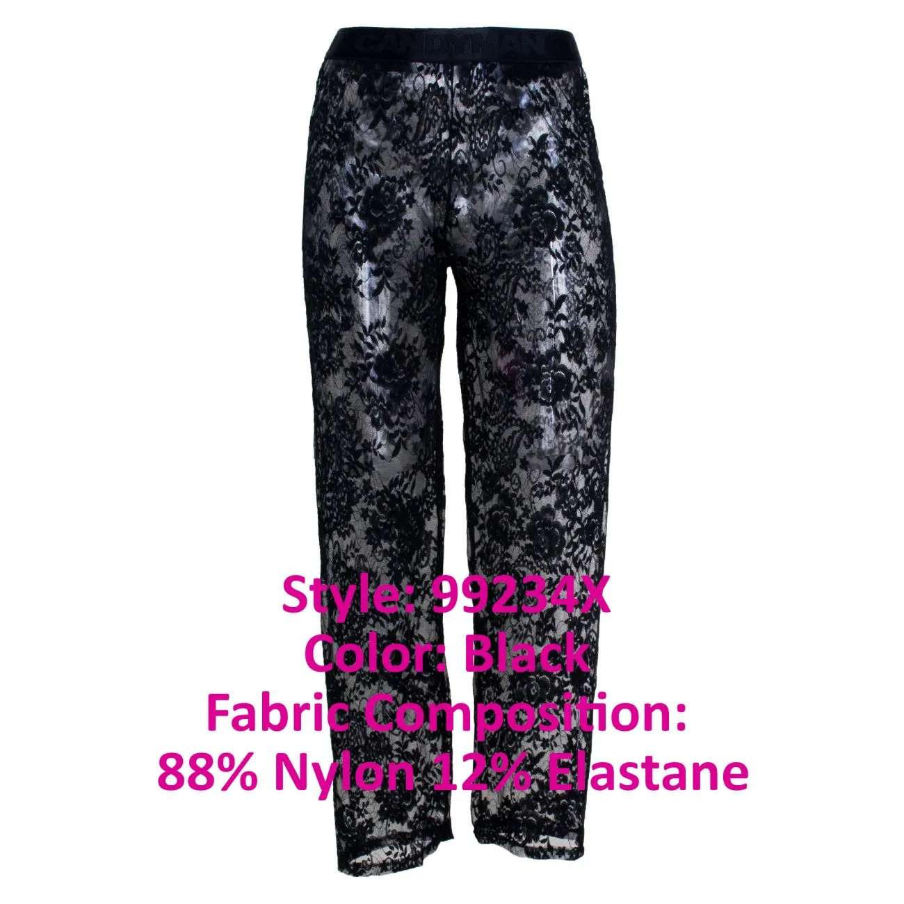 CandyMan Lace Lounge Pants
