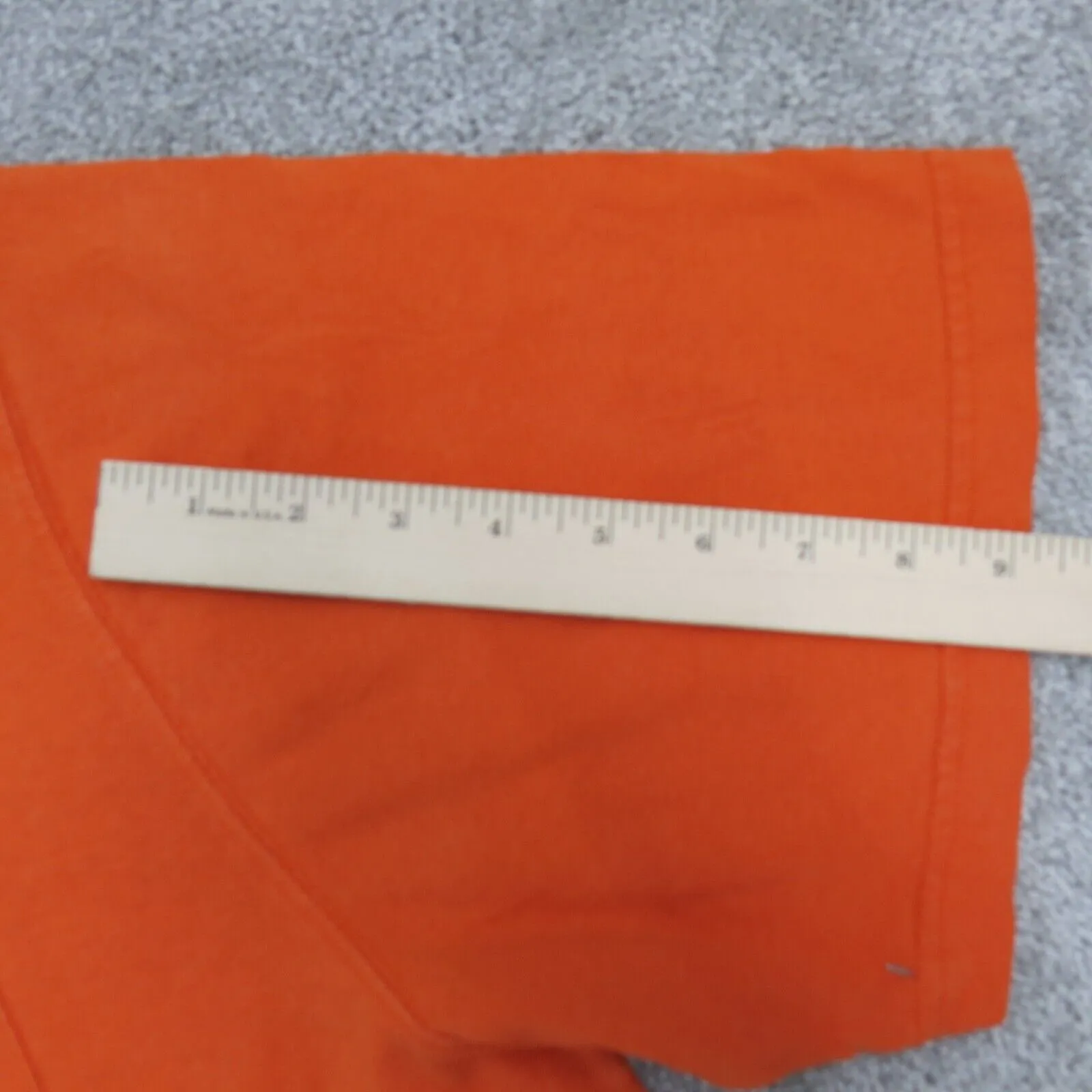 Carhartt Mens Crew Neck T Shirt Short Sleeves Original Fit Orange Size XL