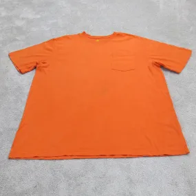 Carhartt Mens Crew Neck T Shirt Short Sleeves Original Fit Orange Size XL