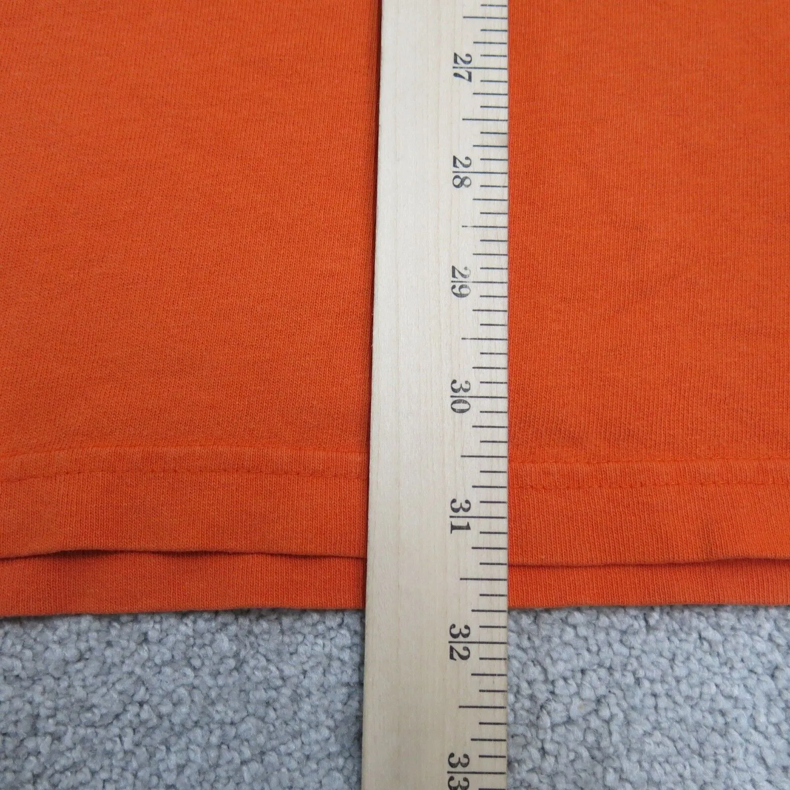 Carhartt Mens Crew Neck T Shirt Short Sleeves Original Fit Orange Size XL