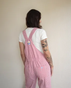 Connor Dungaree, Red Ticking Stripe
