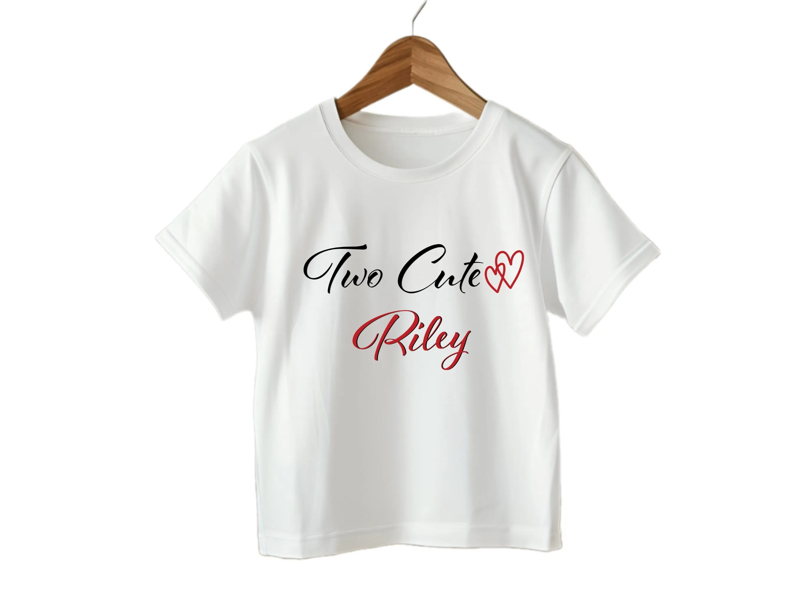 Custom Two Cute Birthday Bodysuit Gift Set for Baby Girls