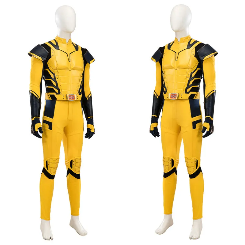 Deadpool 3 The Wolverine Cosplay Costume Superhero James Howlett Outfit Halloween Carnival Suit