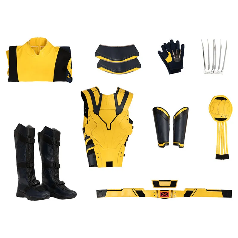 Deadpool 3 The Wolverine Cosplay Costume Superhero James Howlett Outfit Halloween Carnival Suit