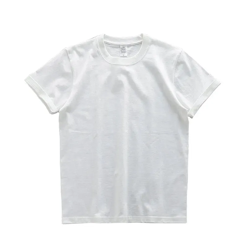 Dukeen Oversized Summer T Shirts for Men-280gsm Cotton Plain Short Sleeve Top