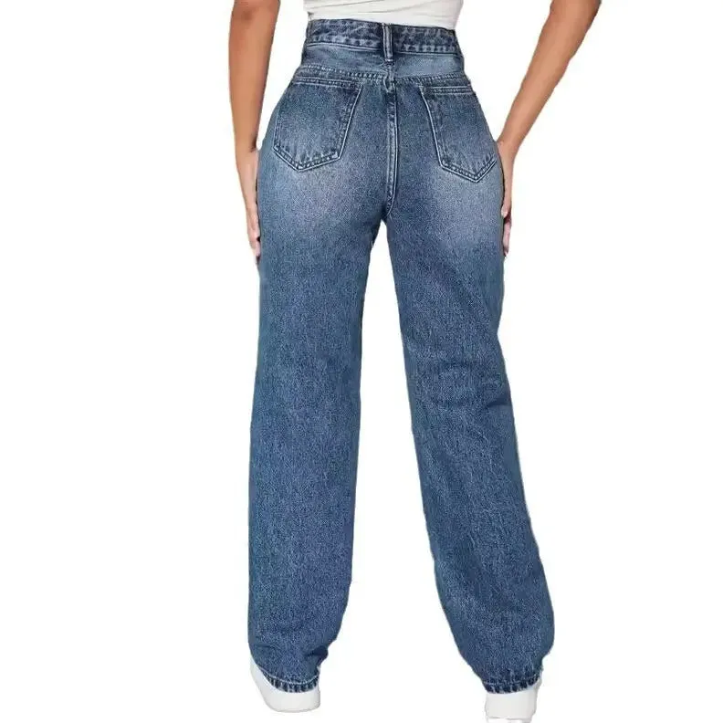 European Ripped Jeans