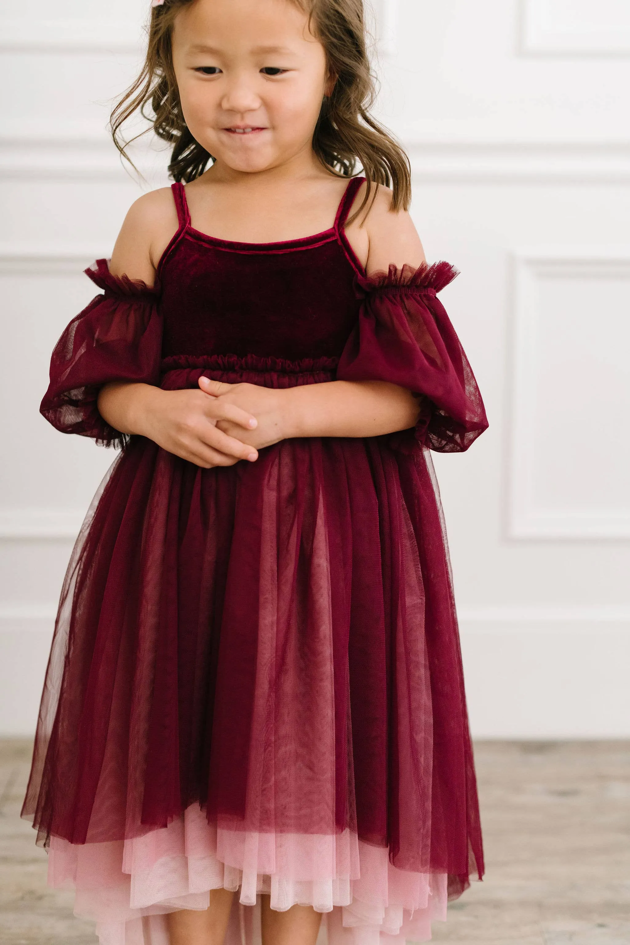 Everly Dress in Plum Ombre| Special Occasion