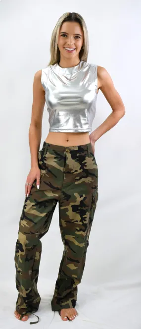 Fight For It Camo Cargo Pants