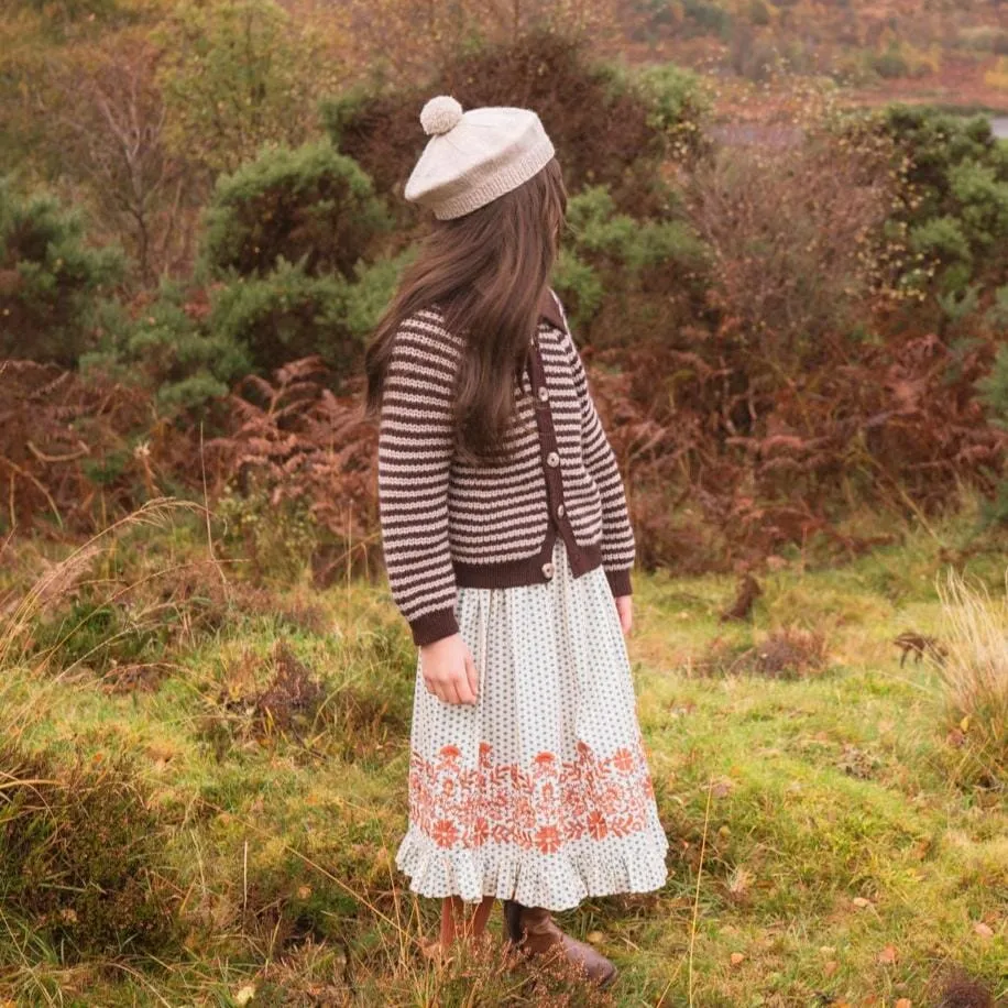Fiona Skirt | Hearts w/Embroidery