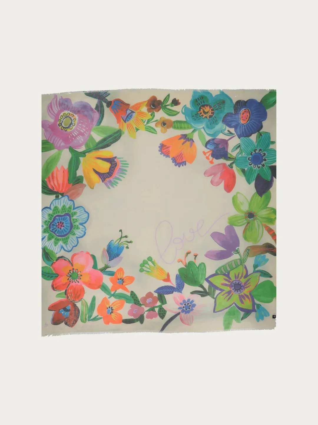 Fraas Sustainability Edition - Scarf With Flower Design
