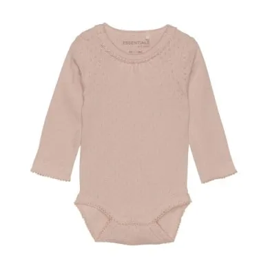 Girls Pink Bodysuit Pointelle | 24m