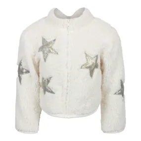 Gold Stars Sherpa Jacket