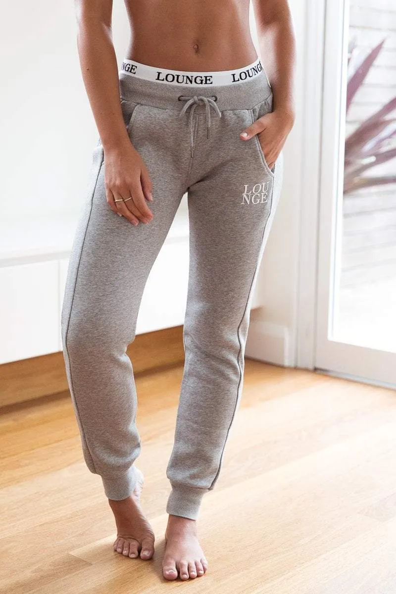 Grey Fitted Joggers