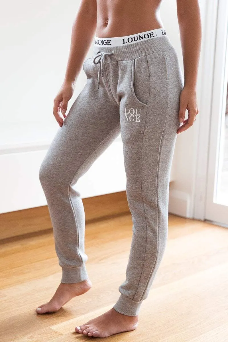 Grey Fitted Joggers