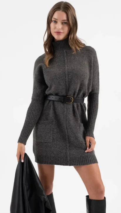 Grey Sweater Dress