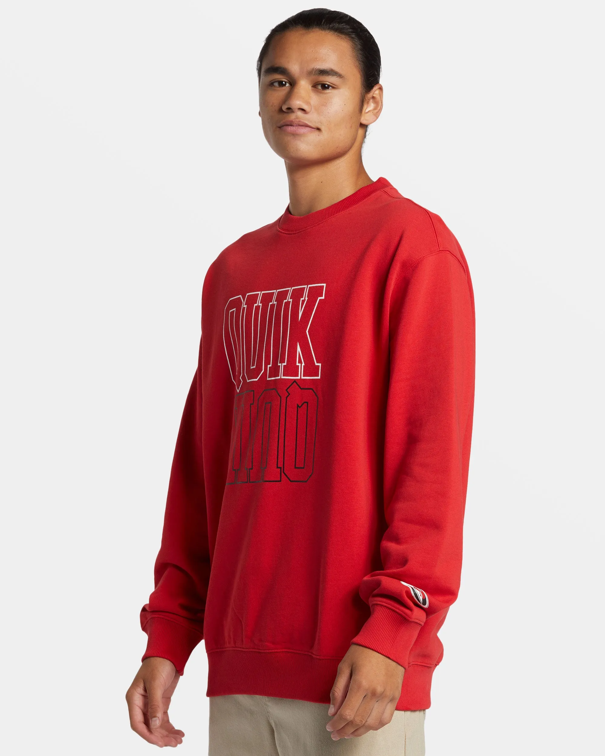 Griffin Pullover Sweatshirt - Salsa
