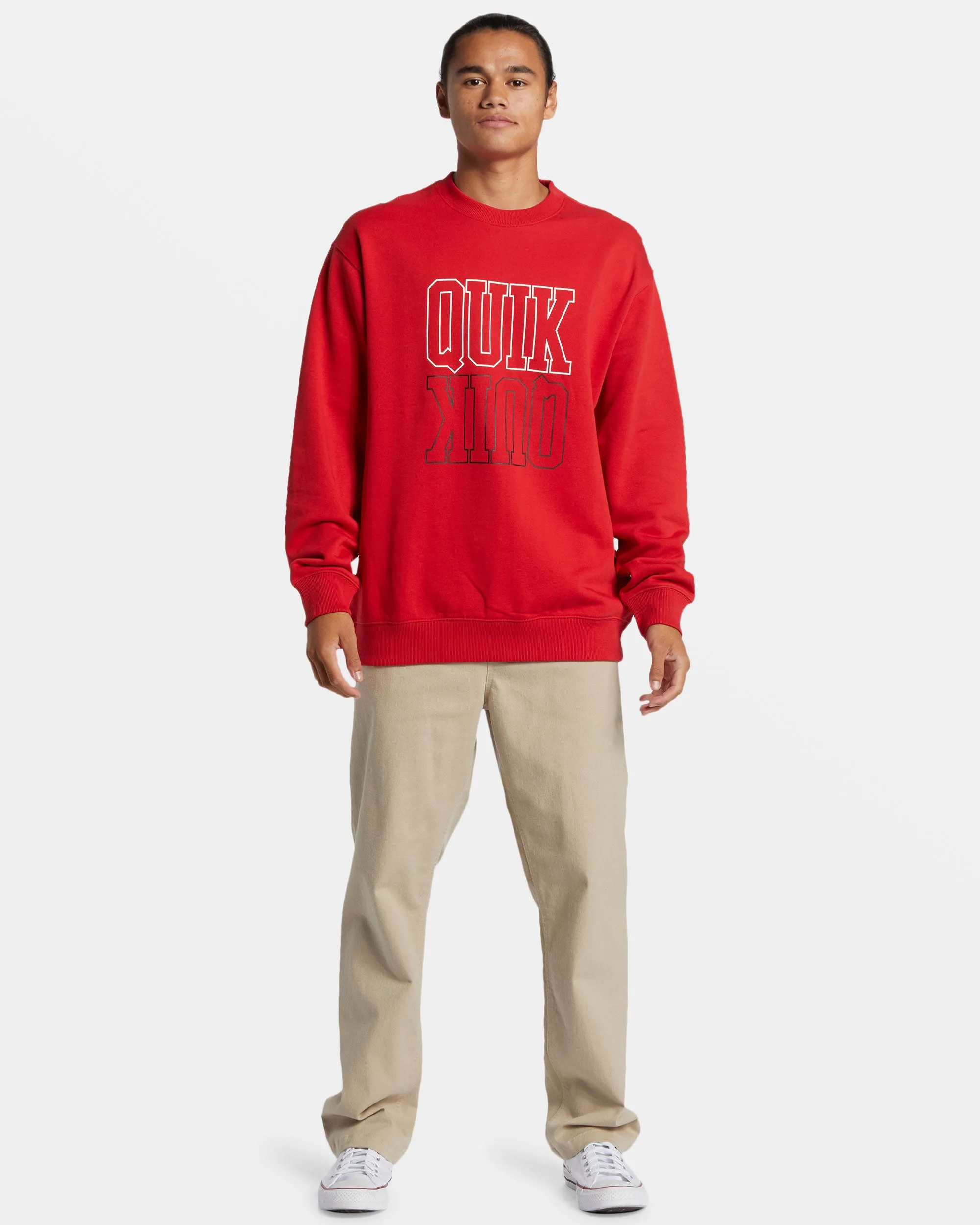 Griffin Pullover Sweatshirt - Salsa
