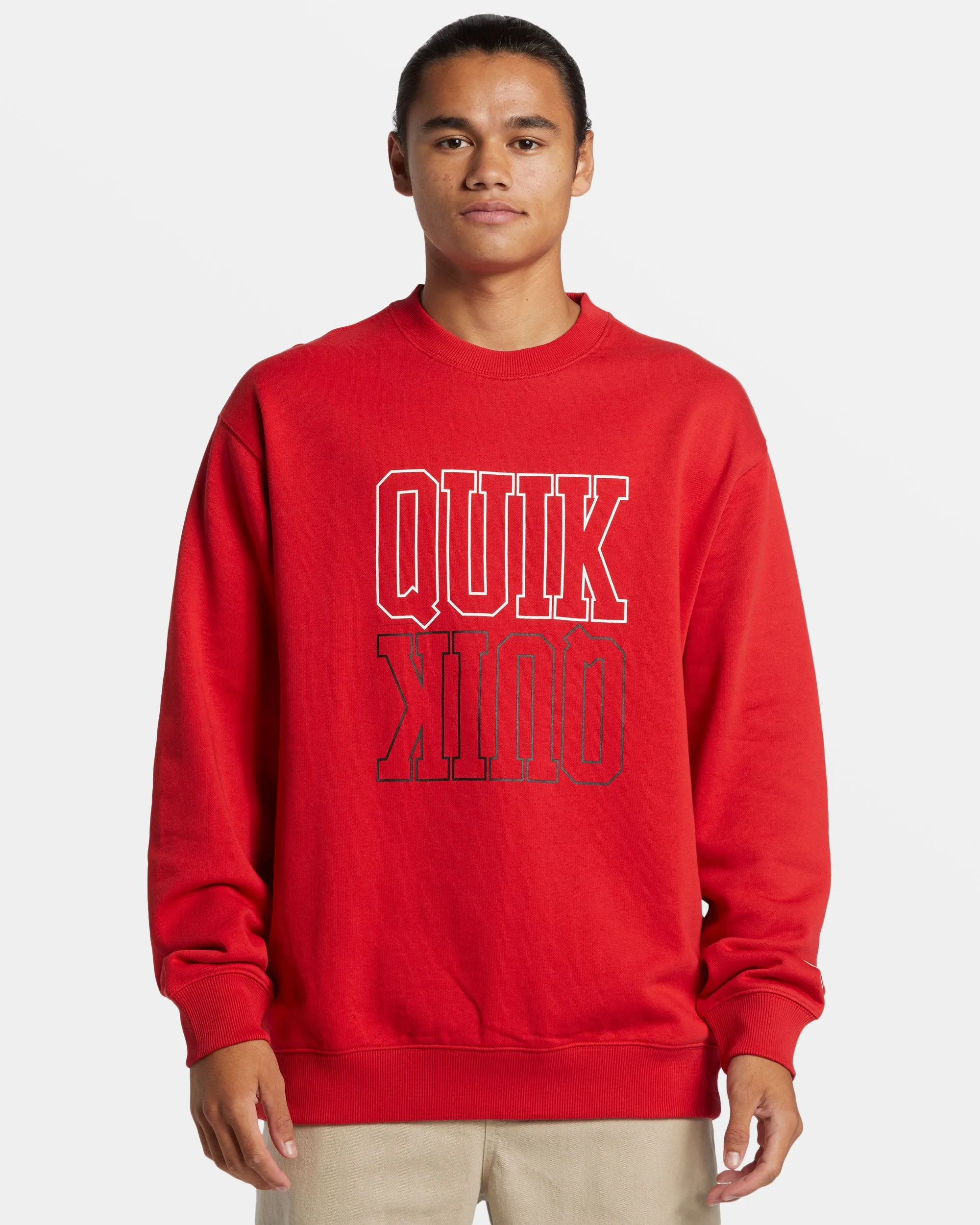 Griffin Pullover Sweatshirt - Salsa
