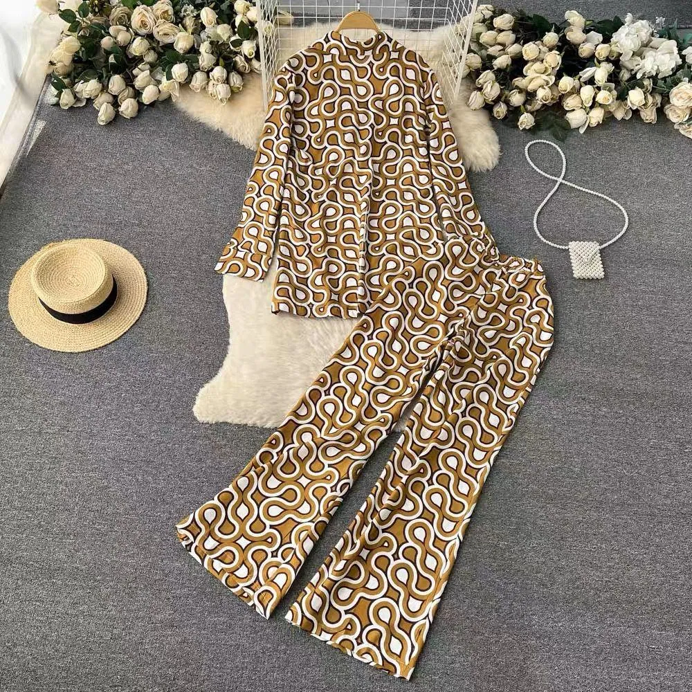Hale Abstract Print Coord Set