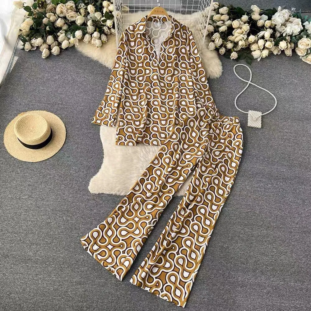 Hale Abstract Print Coord Set