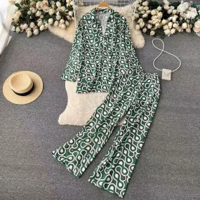 Hale Abstract Print Coord Set
