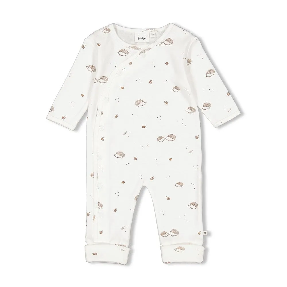 HEDGE HUGS - Organic Cotton Allover Print Side Wrap Overall