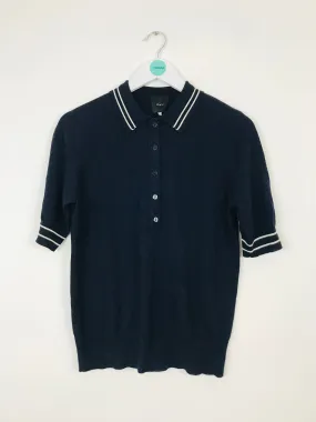Idano Womens Knit Polo T-short | UK12 | Navy